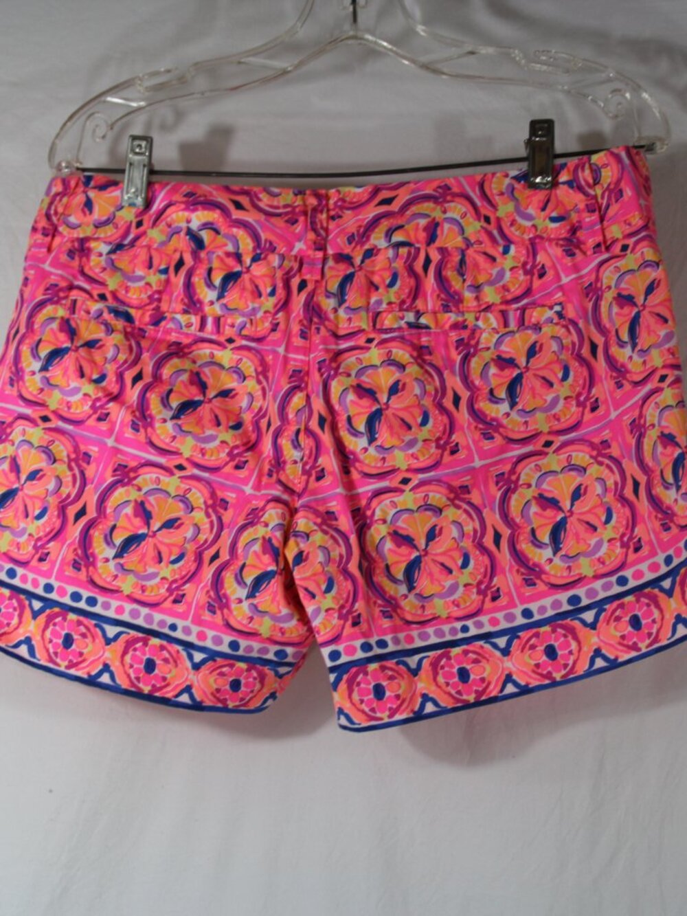 Lilly Pulitzer Callahan Shorts Size 6 Pink Fusion Rock House 5 inch Inseam Beach - Picture 4 of 7